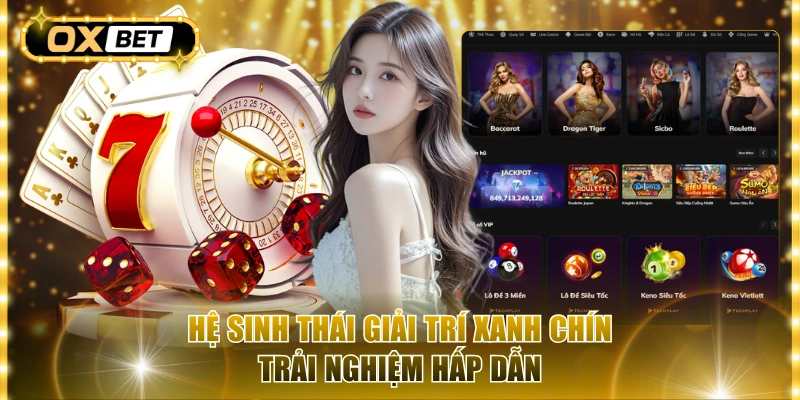 Hệ sinh thái giải trí xanh chín trải nghiệm hấp dẫn